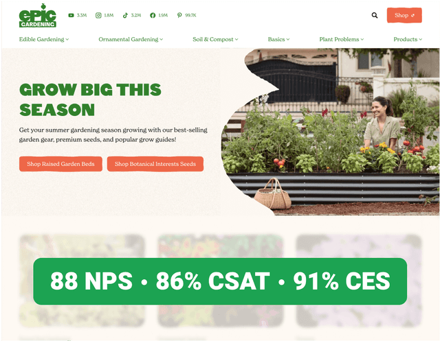 Epic Gardening Achieved an Unmatched NPS Score of 88 Through Community Building