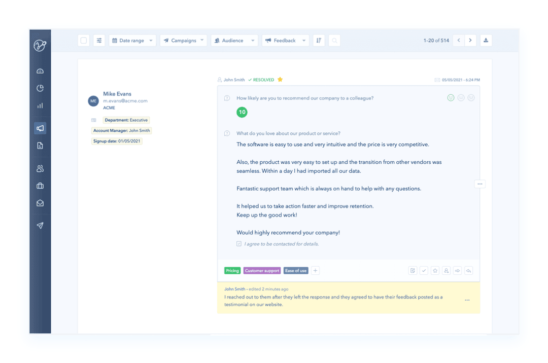 Close the Feedback Loop
