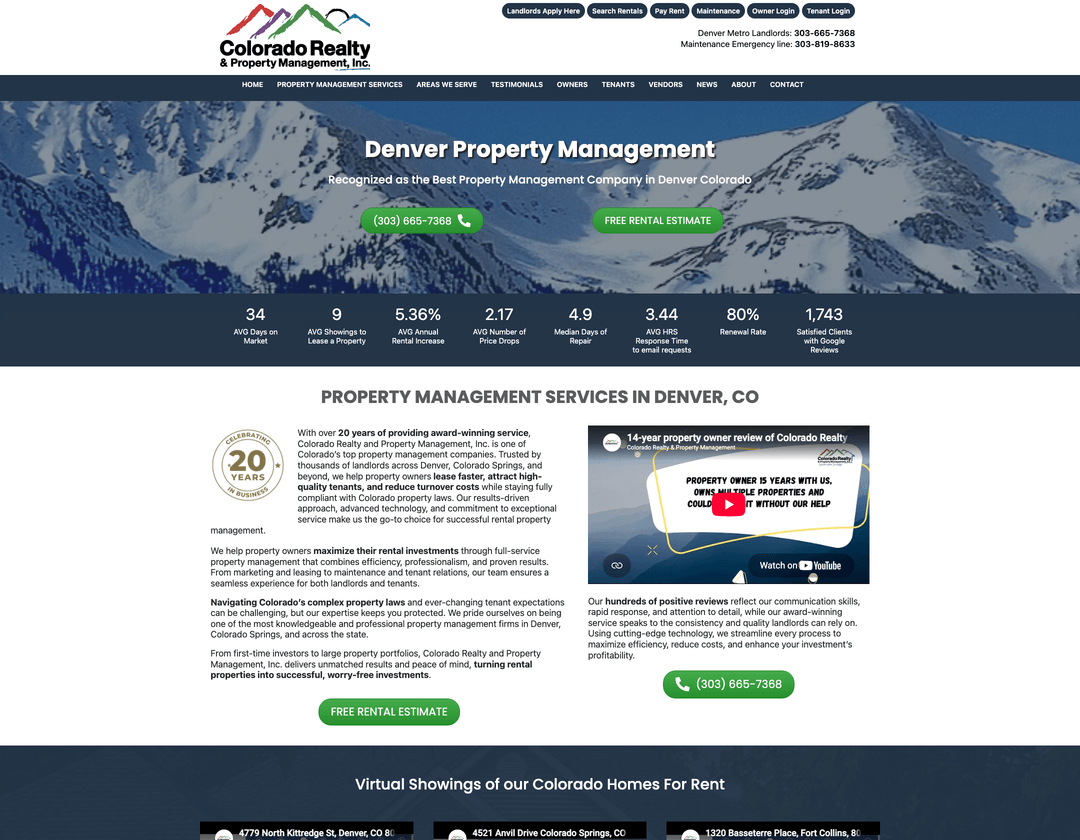 Colorado Realty Maps the Full Owner and Resident Lifecycle Across 8 Survey Touchpoints Colorado Realty Maps the Full Owner and Resident Lifecycle Across 8 Survey Touchpoints