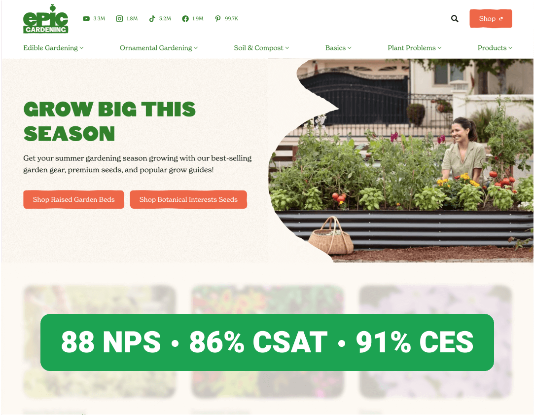 Epic Gardening Achieved an Unmatched NPS Score of 88 Through Community Building