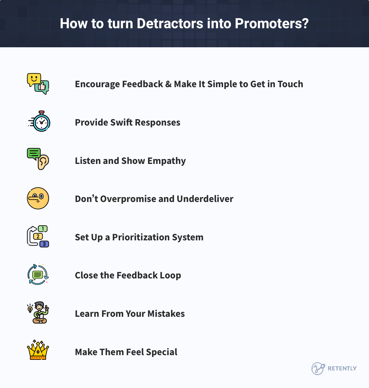 How to Turn Detractors into Promoters: Key Pointers