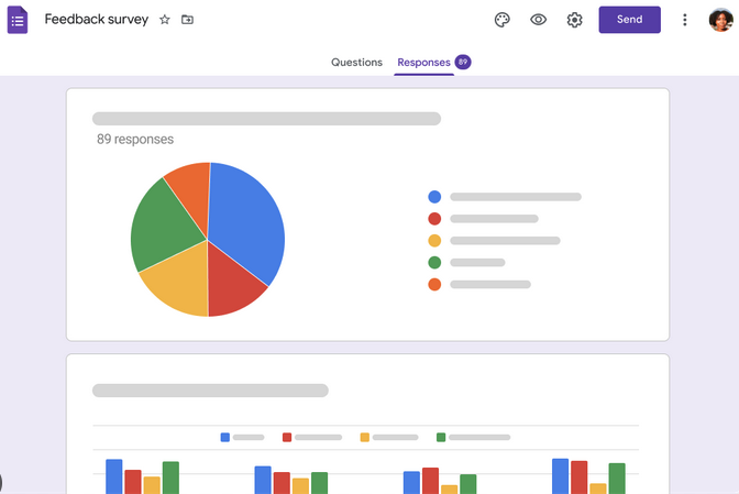 Google Forms Dashboard